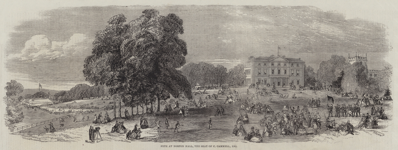 Fete at Norton Hall, the Seat of C Cammell, Esquire (engraving)