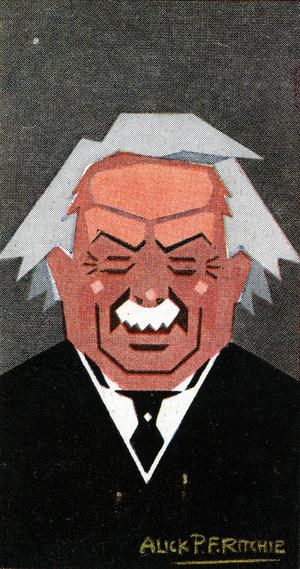 David Lloyd George, 1926 (colour litho)