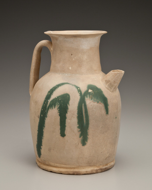 Ewer with abstract design, 800s (stoneware (Changsha ware))