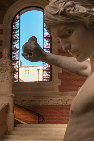 David defeating Goliath, 1870 (plaster)