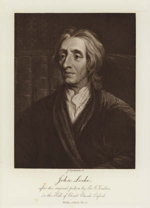 John Locke, 19th century (litho)