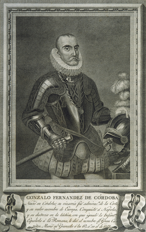 Gonzalo Fernandez de Cordoba (453-1515), The Great Captain. Spanish general. Engraving.