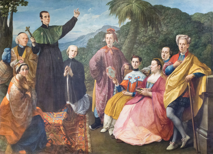 Portrait of the Quarantotti family, 18th century (painting)