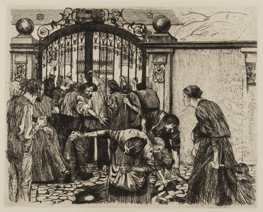 Riot, 1950 (etching)
