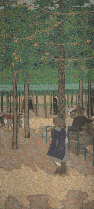 Under the Trees, 1894 (distemper on fabric)