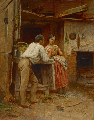 Southern Courtship, 1859 (oil on canvas)