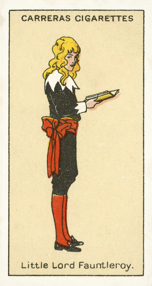 Little Lord Fauntleroy, Little Lord Fauntleroy by Frances Hodgson Burnett (colour litho)