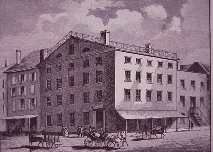 Fraunces Tavern, New York City (engraving)