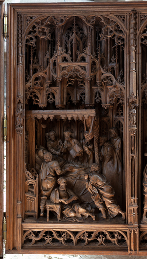 Altarpiece of the Paris Church, Onze-Lieve-Vrouw-Lombeek, Roosdaal, Belgium, 1525-35 (wood)