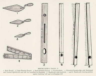 Bricklayer's Tools, I (litho)