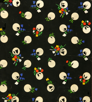 Textile Design, 1955 (gouache on paper)