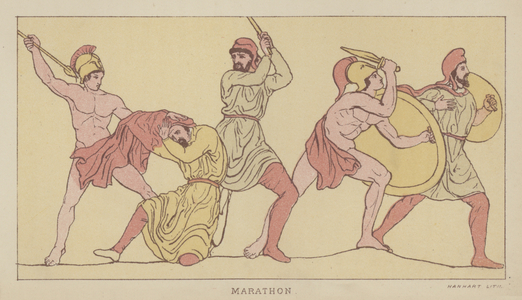 Marathon (colour litho)
