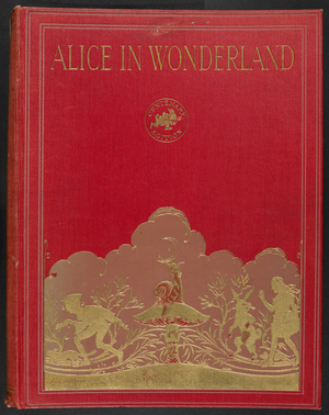 Book cover for Alice's adventures in wonderland, c.1922 (print)