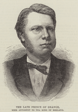 The late Prince of Orange, Heir Apparent to the King of Holland (engraving)
