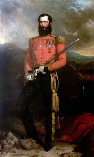 Colonel Gerard Littlehales Goodlake, Coldstream Guards, 1857 (oil on canvas)