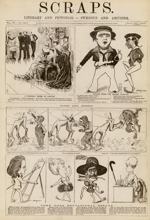 Page from Scraps, Vol IV, No 126 (engraving)
