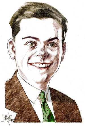 Herbert Clyde Lewis, 2023 (digital coloured pencil drawing)