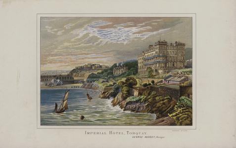 Illustration for Guide to Torquay (chromolitho)