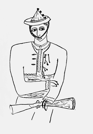 Bandolero, c. 1930 (drawing)