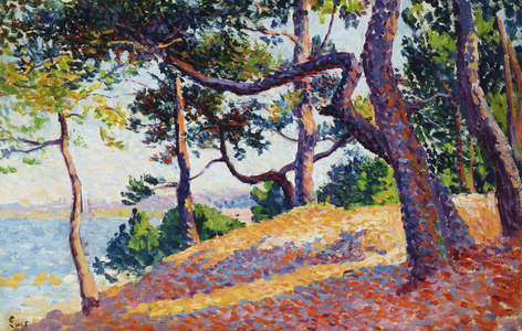 Landscape in Saint-Tropez, 1892 (oil on board)