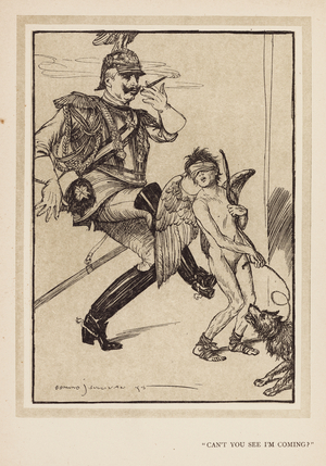 The Kaiser's Garland: "Can't you see I'm coming?" (litho)