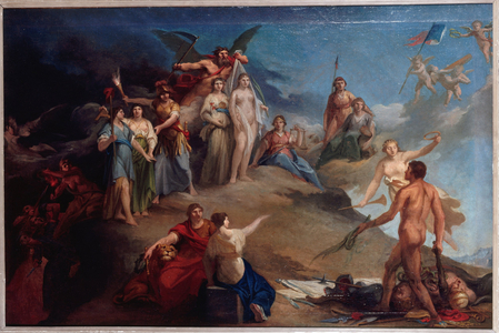 Revolutionary allegory, ca. 1790 (oil)