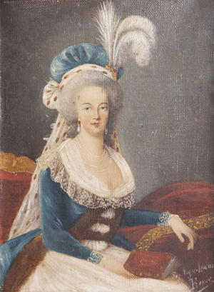 Queen Marie-Antoinette, after Vigee-Lebrun, 1907 (oil on canvas)