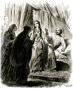 The Sultan and His Favorite, 19th Century (engraving)