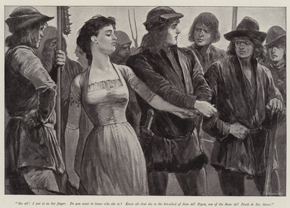 Illustration for Noemi, by S Baring Gould (litho)