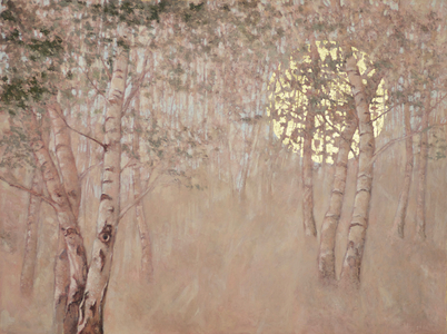 Hope, 2015 (oil and gold leaf on panel)