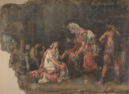 Sophonisbe kneeling before Masinissa, 1815-1825 (oil on canvas)