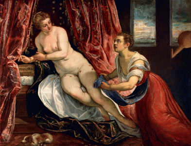 Danae, c.1570 (oil on canvas)