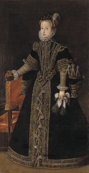 Anna of Austria, Queen of Spain, c.1570 (oil on canvas)
