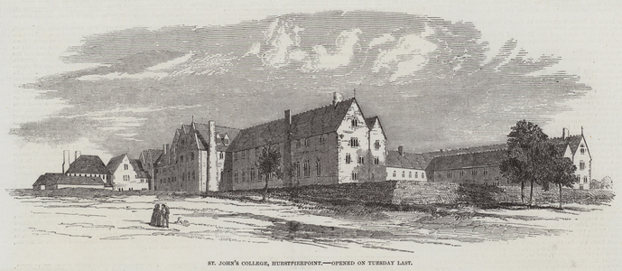 St John's College, Hurstpierpoint, opened on Tuesday Last (engraving)