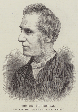 The Reverend Dr Percival, the New Head Master of Rugby School (engraving)