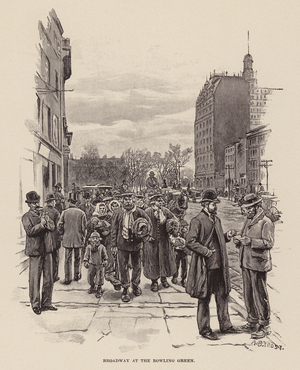 Broadway at the Bowling Green (engraving)