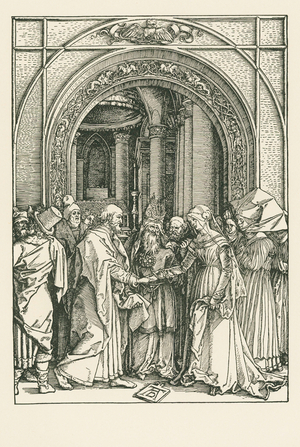 The marriage of the Virgin, c.1504 (woodcut)