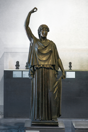 Roman art: Herculaneum - Villa of the Papyri - The Daughters of Danaus - Dancer - Archaeological National museum - MANN, Naples, Italy