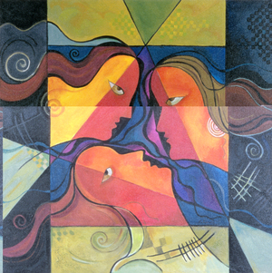 Untitled III Bharati Chaudhuri (b.1951 Indian) Acrylic on canvas