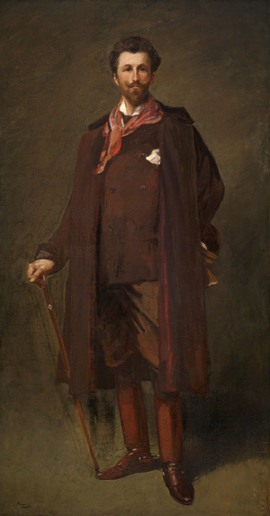 RB Cunninghame Graham (oil on canvas) 