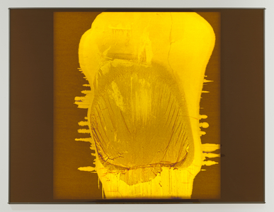 Breaking With Greater Resistance, 1978 (oil on paper and plexiglas)