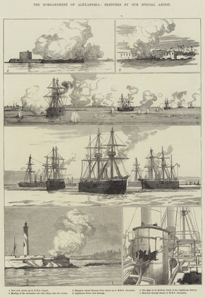 The Bombardment of Alexandria (engraving)