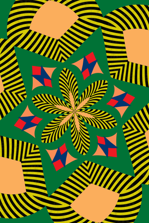 Flowers #7, 2019 (mixed media)