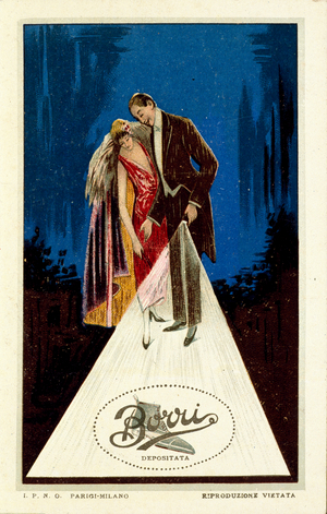 Advertising postcard : Footwear Borri, , Italy,1926