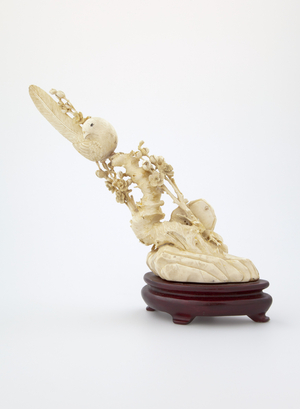 Pair of Birds, 1644-1912 (ivory)