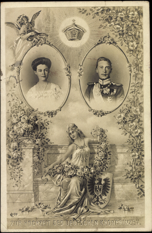 Passepartout Wedding of the Prussian Crown Prince, Liersch