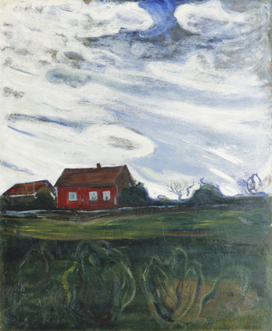 The Red House, 1902-05 (oil on card)