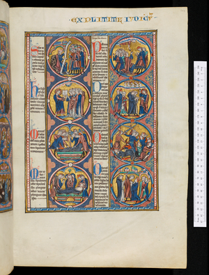 Bible moralisée, Part I., 1226 - 1275 (illumination)