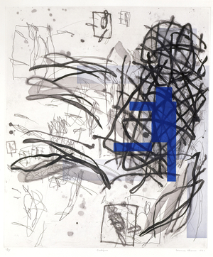 Oedipus (etching, aquatint and screenprint)