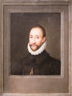 Portrait of Ottavio Farnese, 1590-1600 (oil on paper)